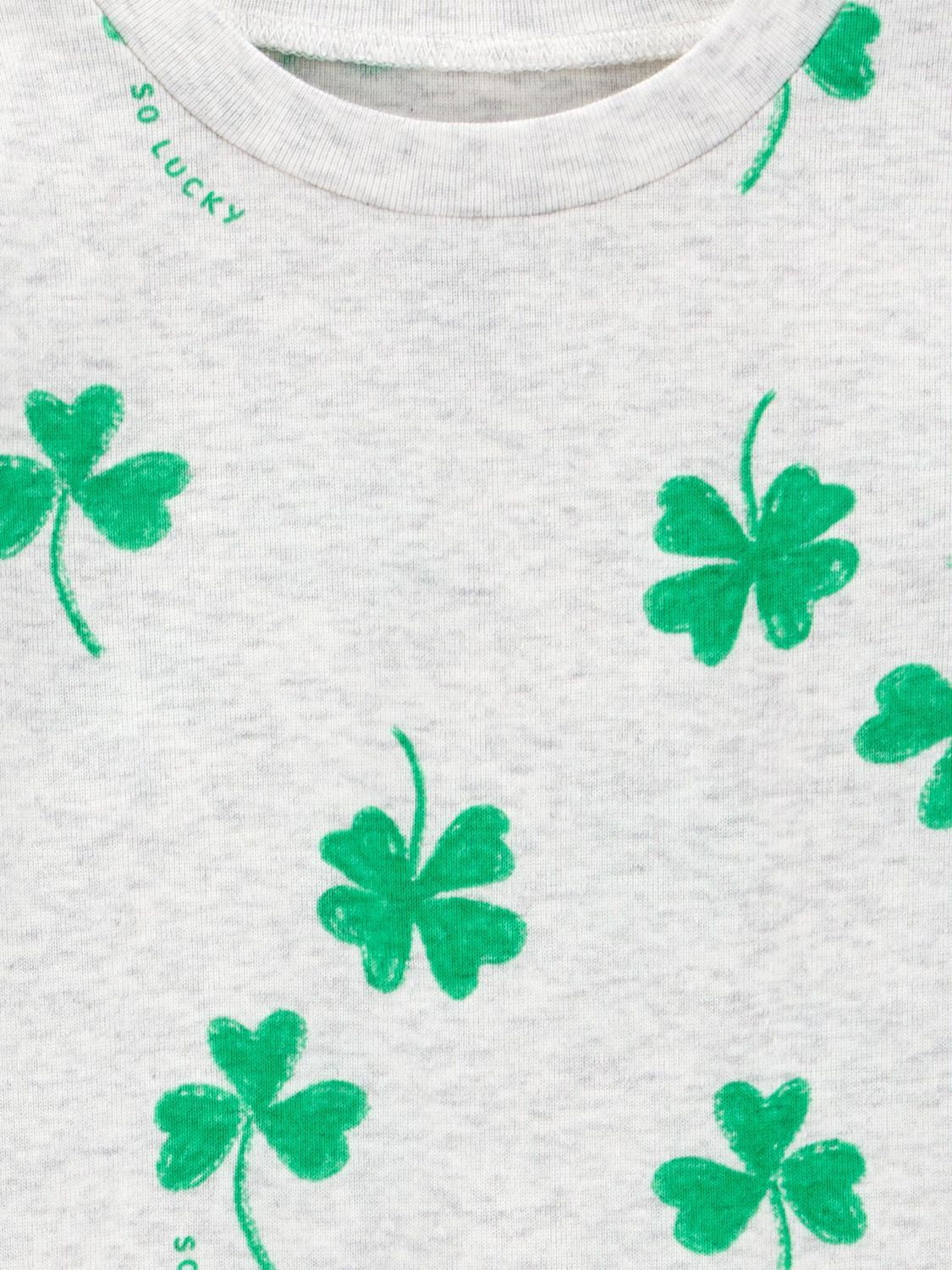 Carter's Child of Mine Toddler Boy 2pc Cotton PJ-Green Clovers