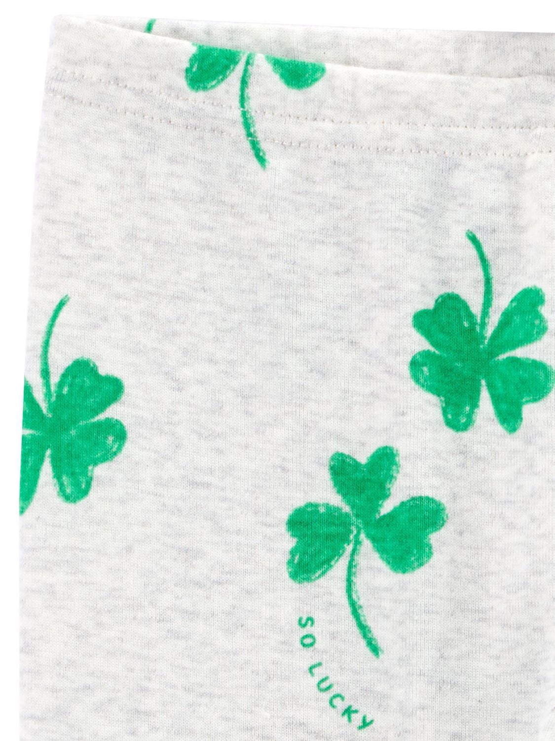 Carter's Child of Mine Toddler Boy 2pc Cotton PJ-Green Clovers