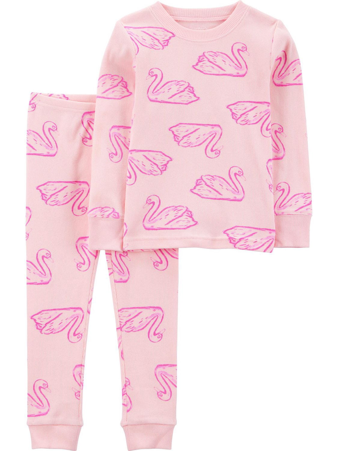 Carter's Child of Mine TG 2-Piece Pajama Set - Pink Swan