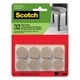 Coussinets de feutre ronds SP802-NA Scotch(MC), beiges, 2,54 cm (1 po), 32/paquet Coussinets de feutre ronds – image 1 sur 6