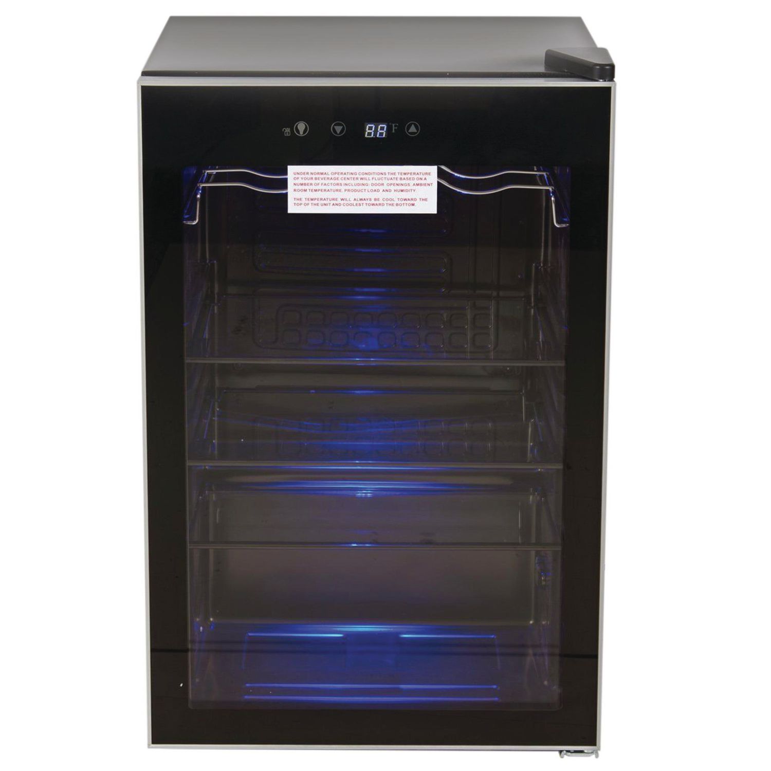 Black ROYAL SOVEREIGN RMF-BC-128SS Beverage and Wine Cooler 4.5 Cubic ...