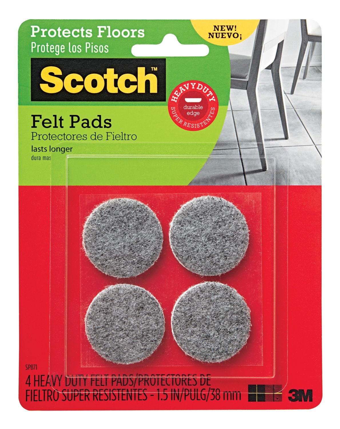 Scotch® Heavy Duty Felt Pads Walmart Canada