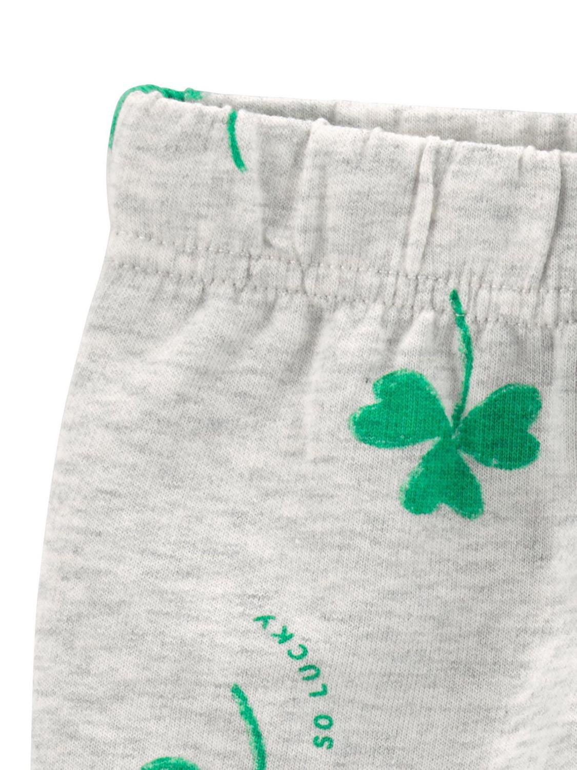Carter's Child of Mine IB Pant Set - Green Four Leaf Clover