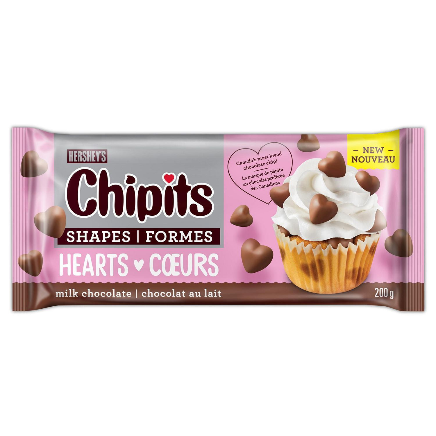 HERSHEY'S CHIPITS Milk Chocolate Heart Shapes | Walmart Canada