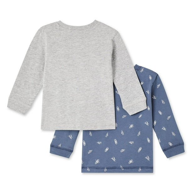 Carter's 2-Pc. Henley Fox Hoodie & Printed Jogger Pants, Baby Boys (0-24  months)