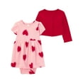 thumbnail image 1 of Carter's Child of Mine Fil Ensemble robe - Cœurs rouges, 1 of 4