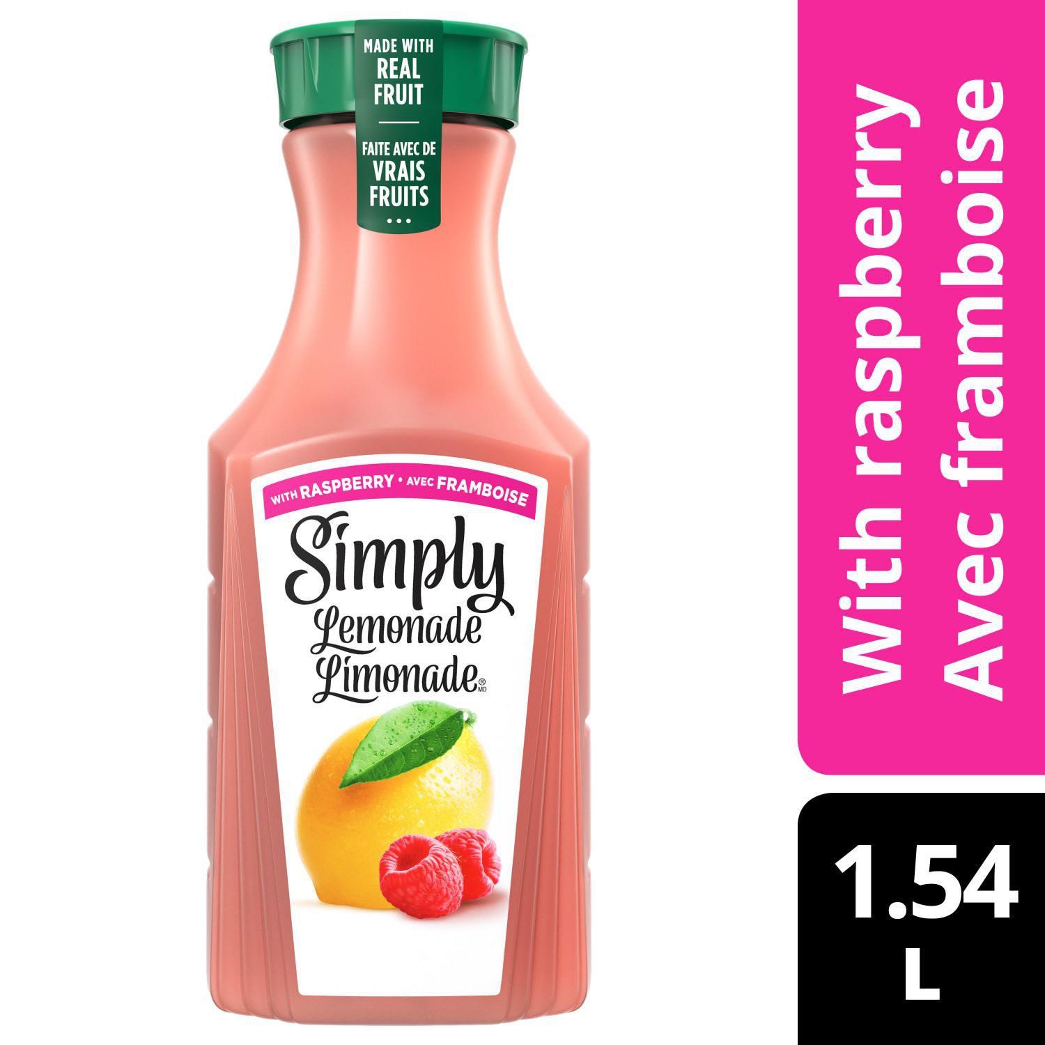 Simply Lemonade With Raspberry 154l Walmart Canada 3794