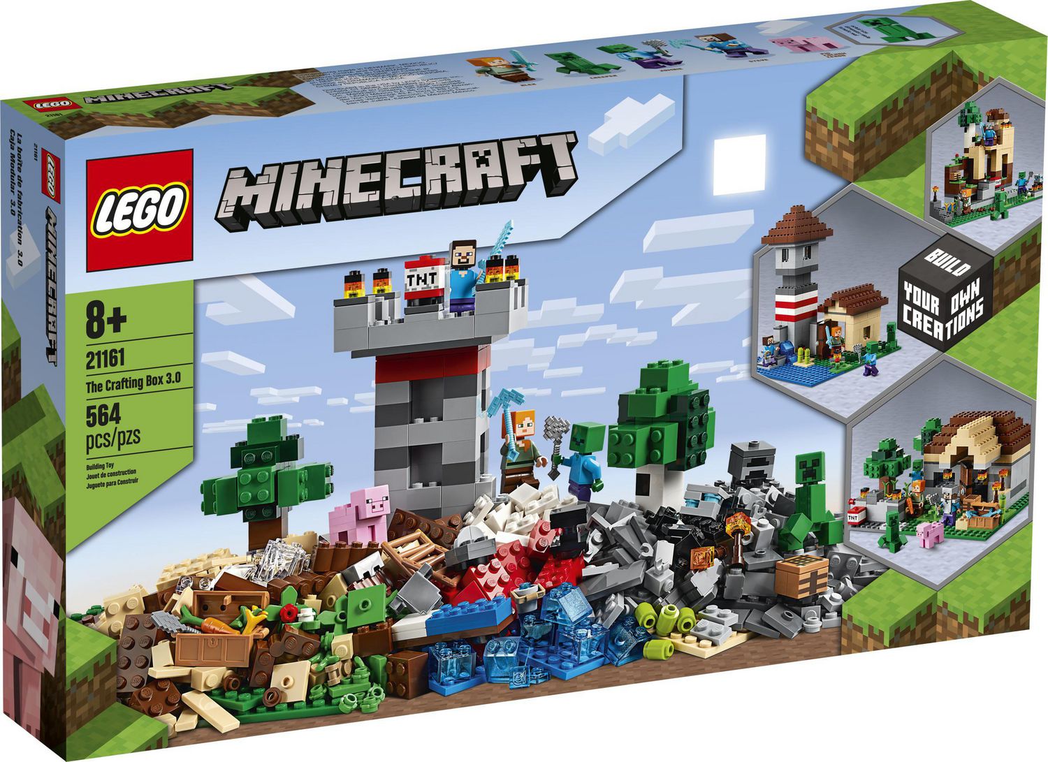 lego minecraft crafting box walmart