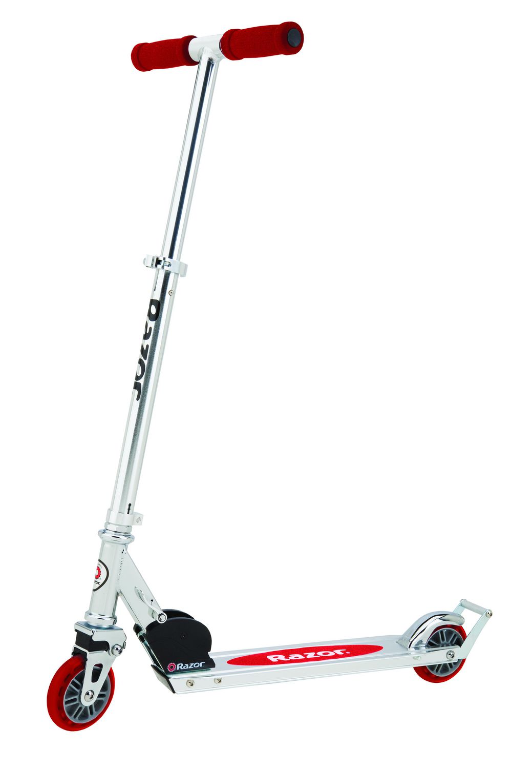 Razor A2 Kick Scooter Red - Ages 5+ and Riders up to 143 lbs