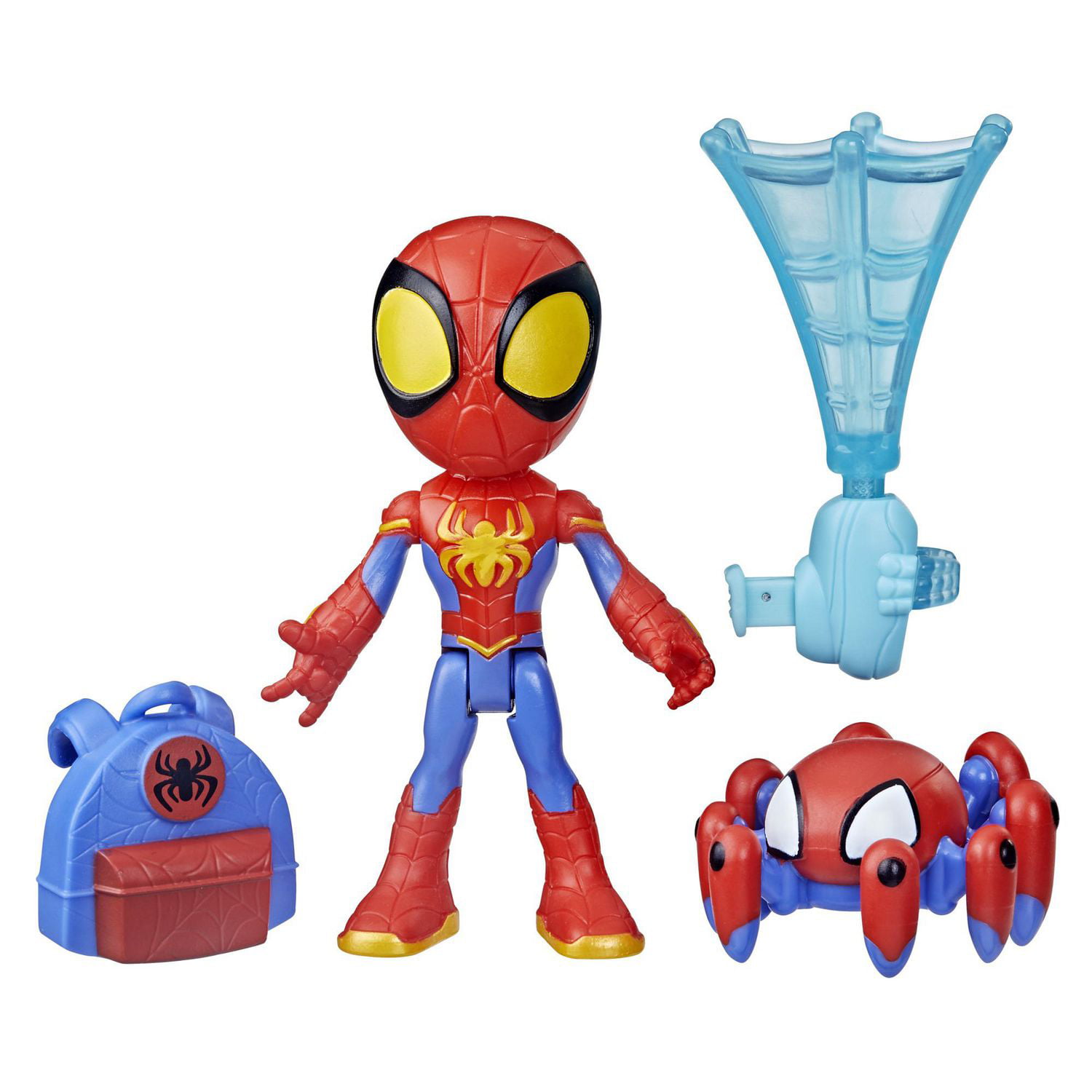 Marvel Spidey and His Amazing Friends Web-Spinners, Spidey Figure, Web- Spinning Accessory 