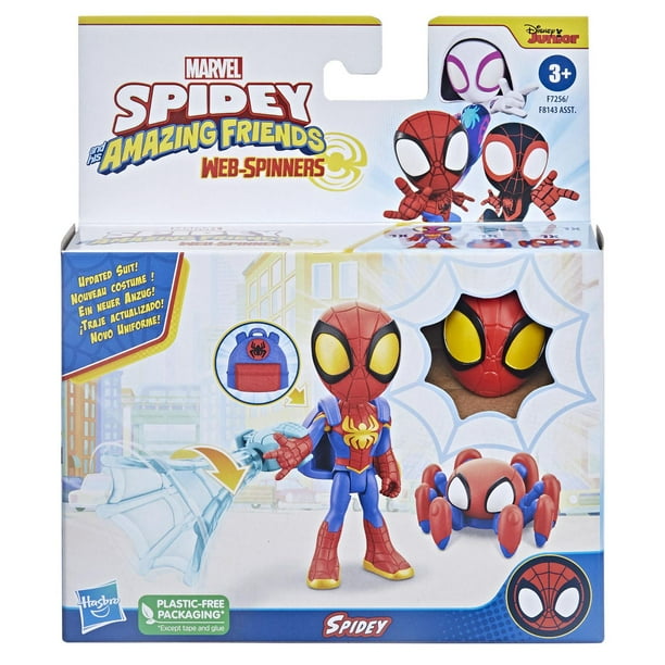 Marvel spider-man - super arachno -moto avec figurine spider-man ailée  amovible inspirée du film - des 4 ans - La Poste
