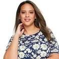 thumbnail image 4 of Lane Bryant Women's Plus Boat-Neck T-Shirt, 4 of 6