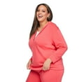 thumbnail image 2 of Lane Bryant Women's Plus Quarter Zip Hoodie, 2 of 6