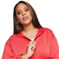 thumbnail image 4 of Lane Bryant Women's Plus Quarter Zip Hoodie, 4 of 6