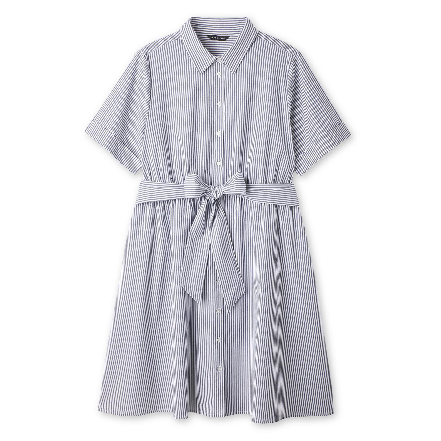Robe chemise mi-longue Lane Bryant Plus pour femmes