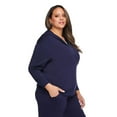 thumbnail image 2 of Lane Bryant Women's Plus Quarter Zip Hoodie, 2 of 6
