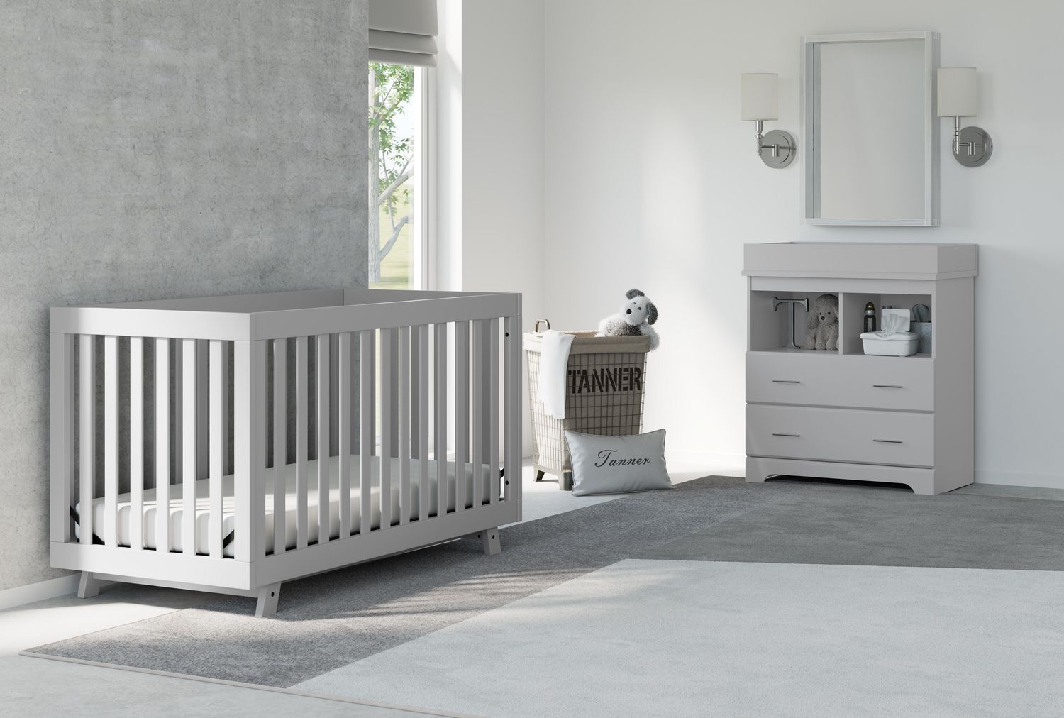 beckett 3 in 1 crib white