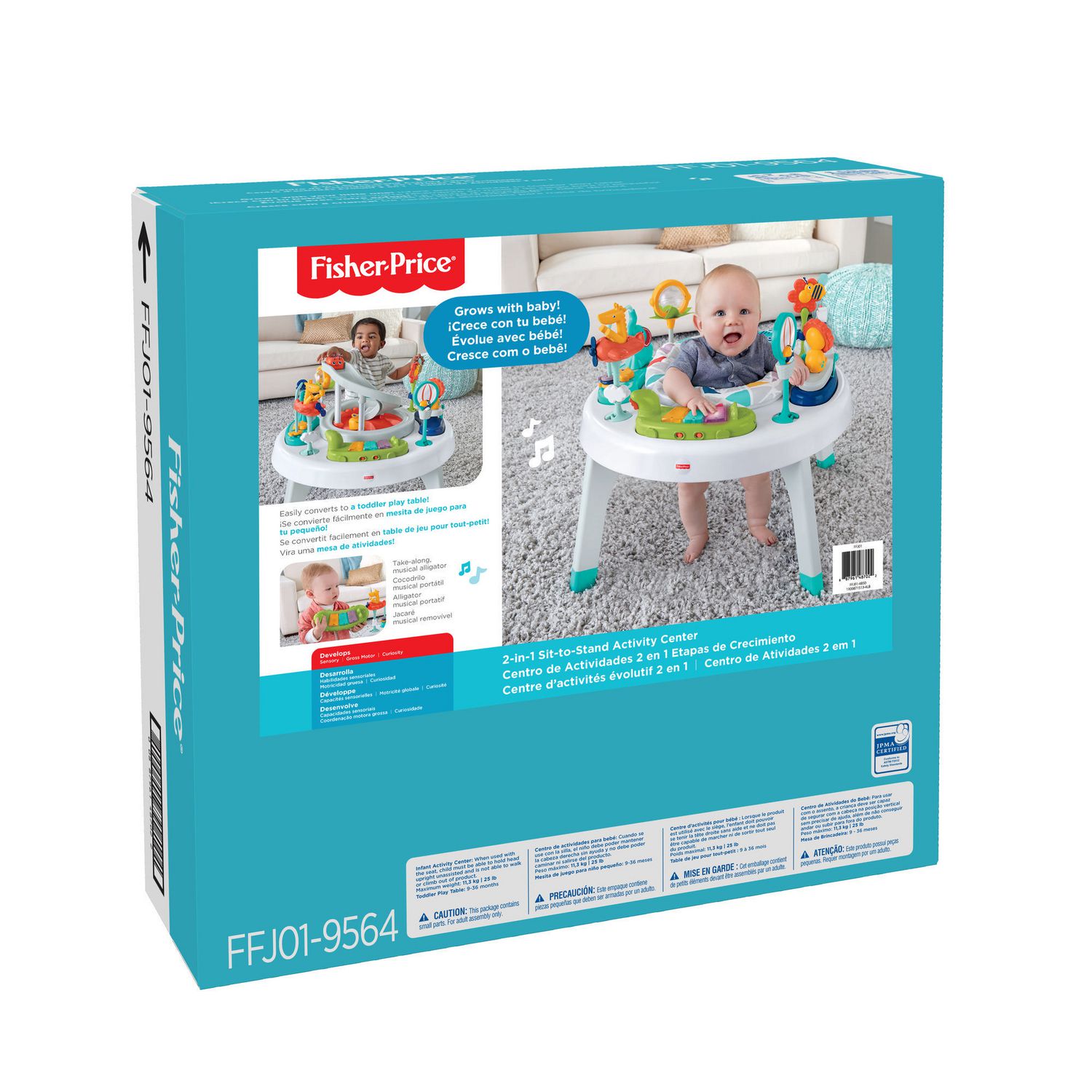 Fisher-Price 2-in-1 Sit-to-Stand Activity Center and Toddler Play