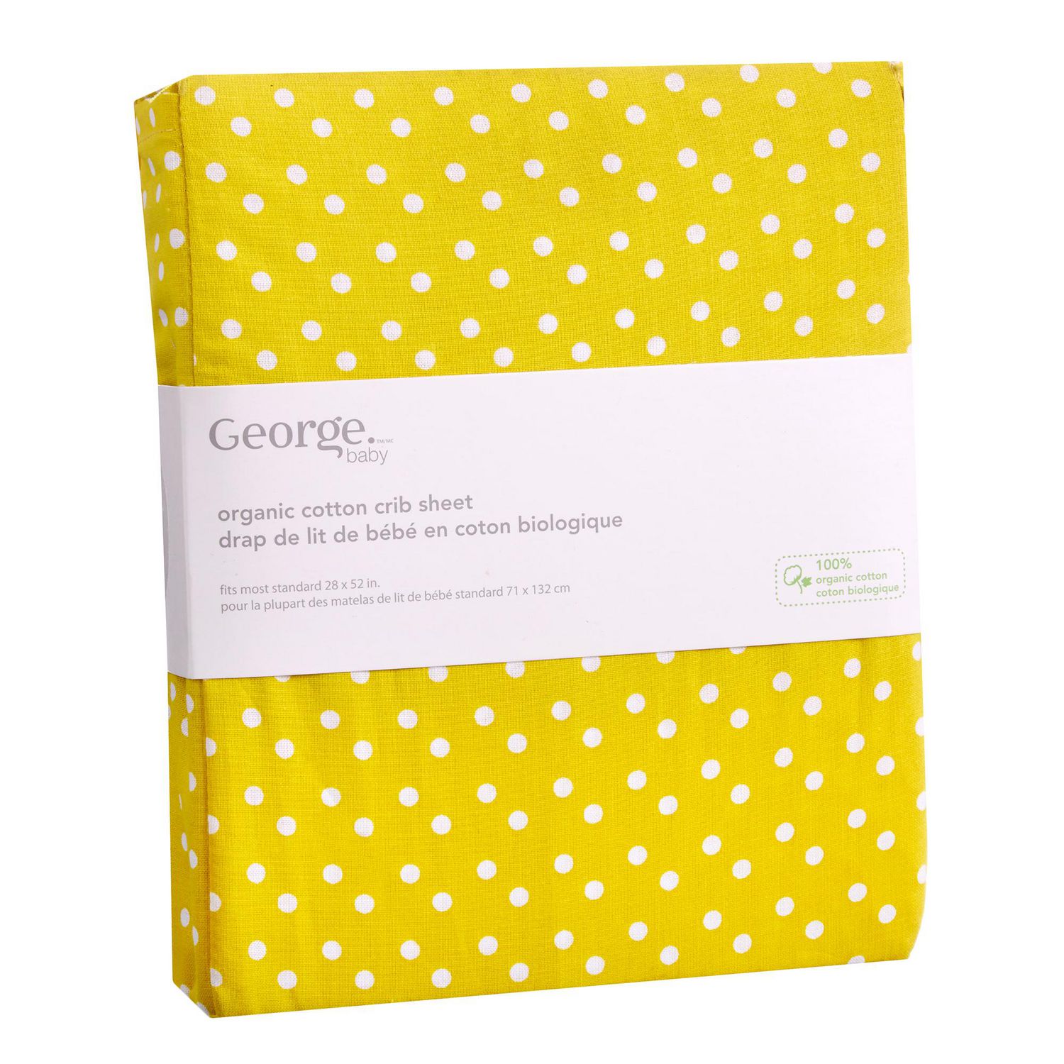 George Baby Organic Cotton Crib Sheet Walmart Canada