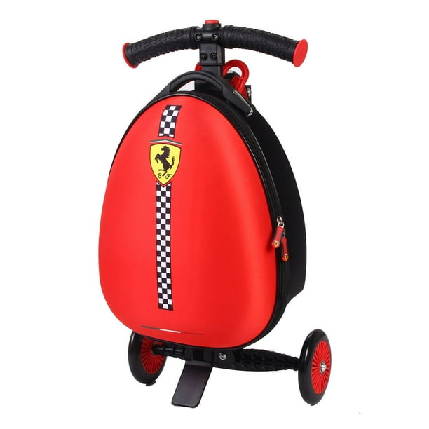 Trottinette pliante à 3 roulettes avec valise Ferrari de Kool Karz