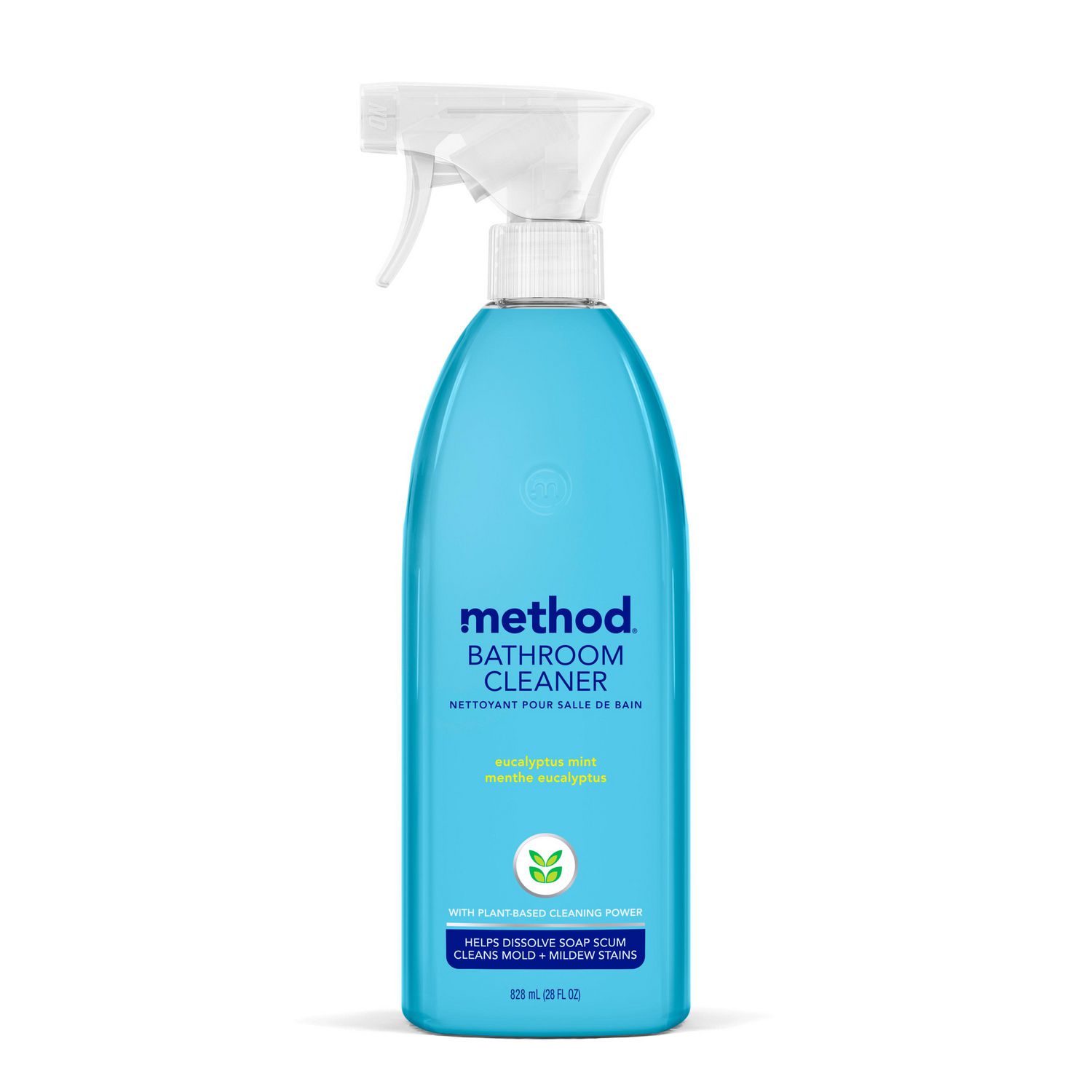 Method Bathroom Cleaner, Eucalyptus Mint, 828ml, 4 Pack, 828ml 