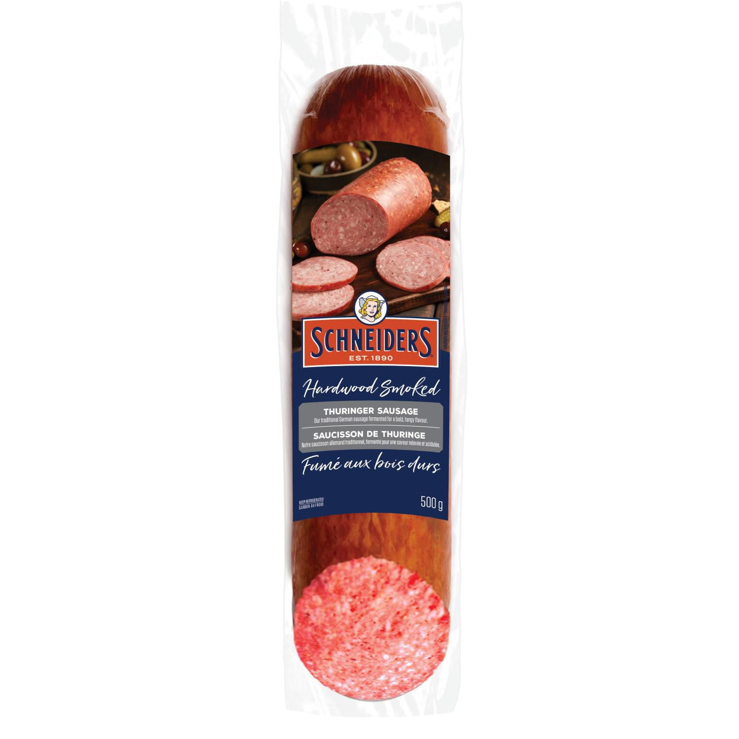 Schneiders Hardwood Smoked Thuringer Sausage Walmart Canada