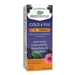 Nature’s Way Sambucus Sirop de mûre aînée noire pour les enfants