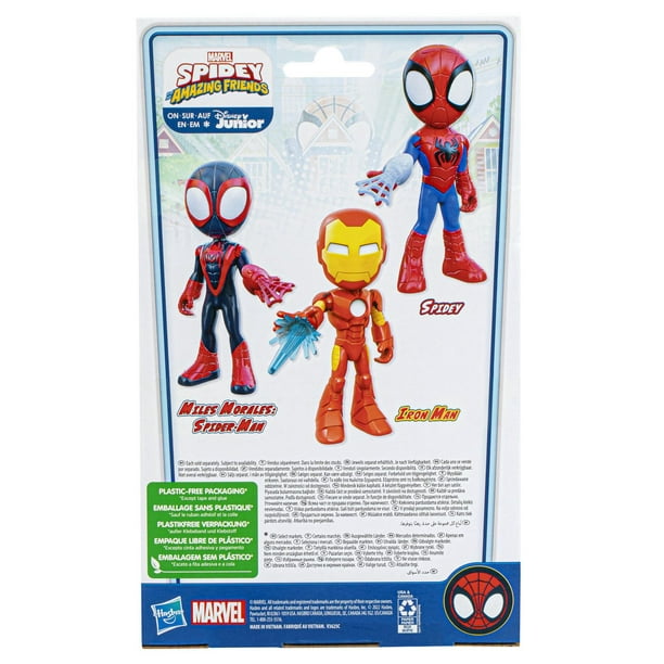 Marvel Spidey et ses Amis Extraordinaires, figurine de super-héros format  géant Iron Man de 22,5 cm 