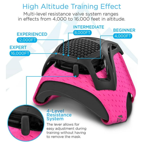 Fitness :: Protections et Supports :: Masques d'Altitude :: Masque d' entraînement simulateur d'altitude