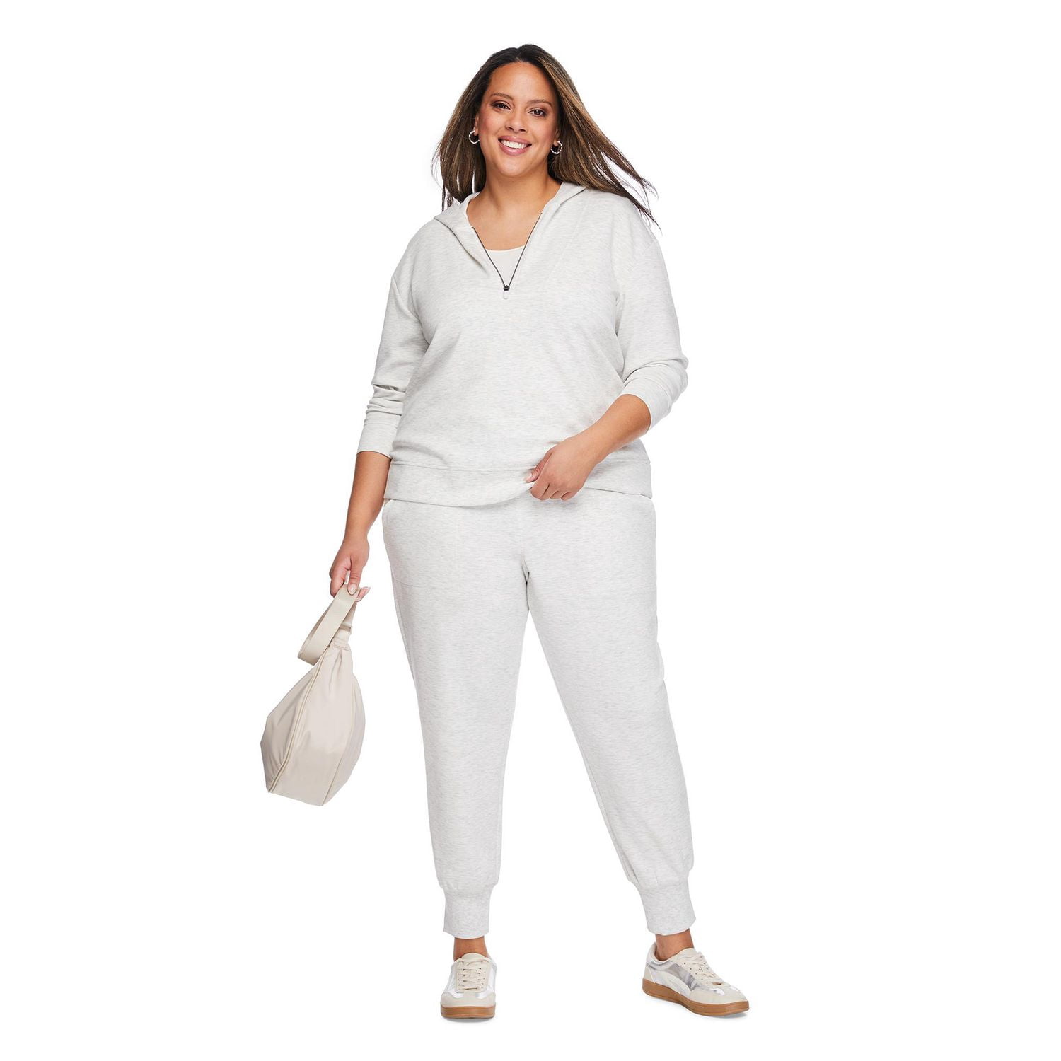 Lane Bryant Women's Plus Quarter Zip Hoodie