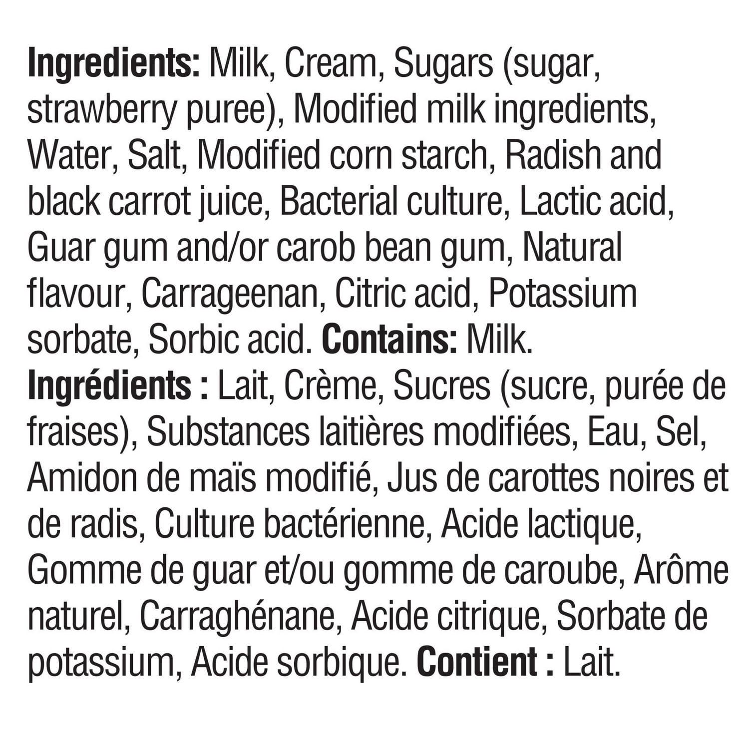 Produit Fromage À La Crème Fraise