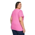thumbnail image 3 of Lane Bryant Women's Plus Eyelet Sleeve Top, 3 of 6