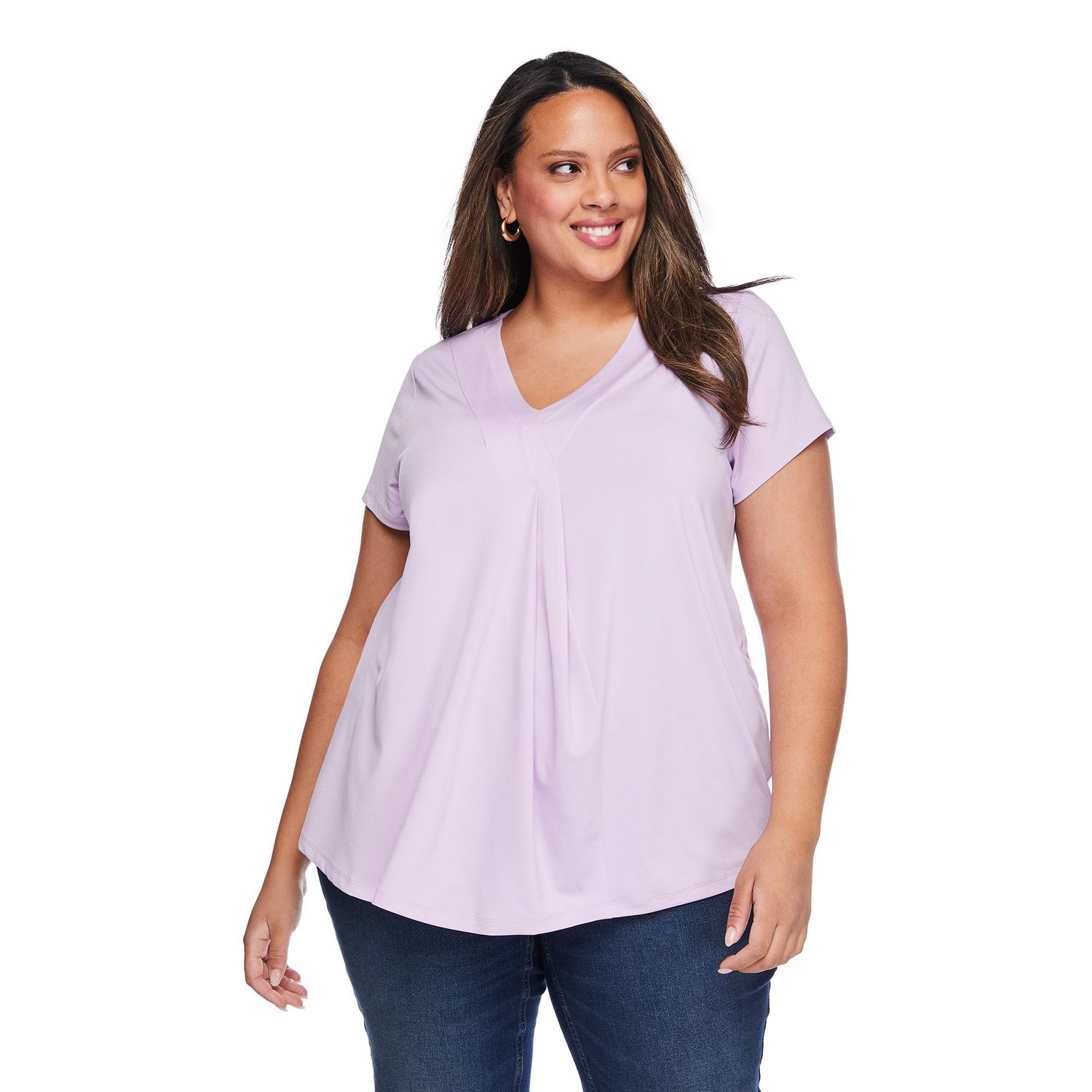 Lane Bryant Women's Plus Pleated Top