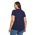 thumbnail image 3 of Lane Bryant Women's Plus Pleated Top, 3 of 6