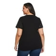 thumbnail image 3 of Lane Bryant Women's Plus Eyelet Sleeve Top, 3 of 6
