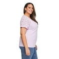 thumbnail image 2 of Haut à manches avec œillets Lane Bryant Plus pour femmes, 2 of 6