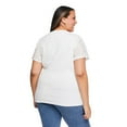 thumbnail image 3 of Lane Bryant Women's Plus Eyelet Sleeve Top, 3 of 6