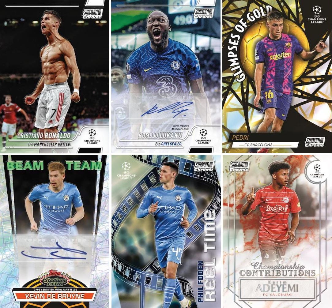 2021-22 Topps UEFA Champions League Stadium Club Chrome Mega Box -  Walmart.ca