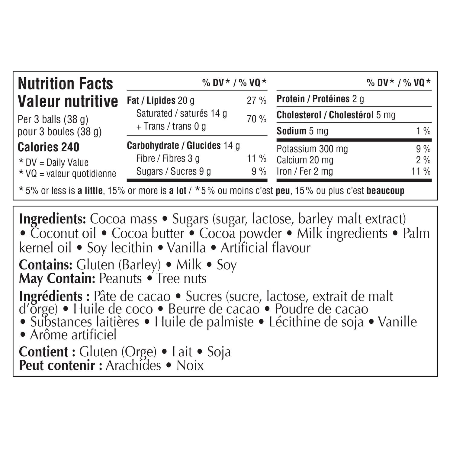 Truffes LINDOR au chocolat noir à 70 % de cacao de Lindt – Boîte de trois (36 g)