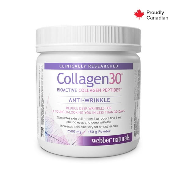 Webber Naturals® Collagen30 Anti-Wrinkle Bioactive Collagen Peptides, 150 g Powder