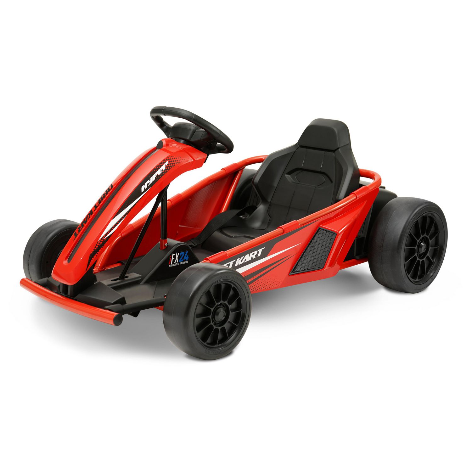 Voiture électrique enfant - karting drift rouge