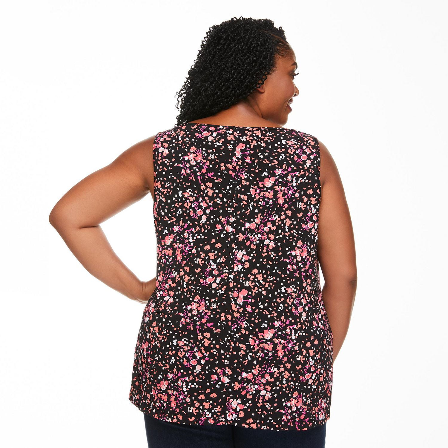 Penmans Plus Women's Sleeveless Cowl Neckline Top