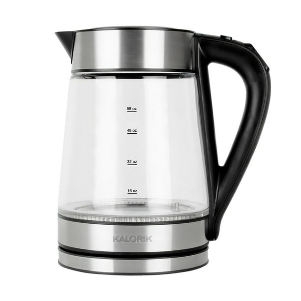 Salton GK1758 Temperature Control 1.7L with Tea Steeper  Electric Kettle, Stainless Steel, Glass: Home & Kitchen