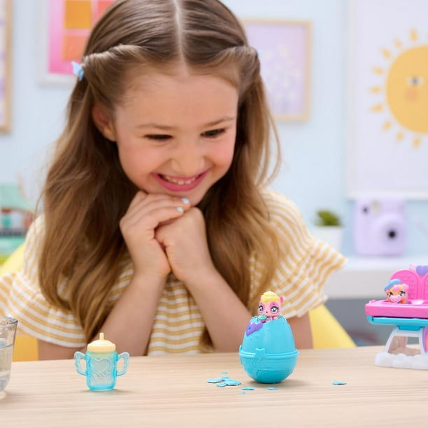 Hatchimals Alive - Ensemble de jeu Hatch N' Stroll avec poussette et 2  figurines dans