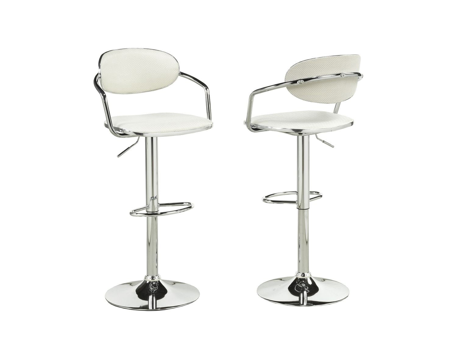 Brassex Inc Brassex White Hydraulic Lift bar Stools Walmart Canada