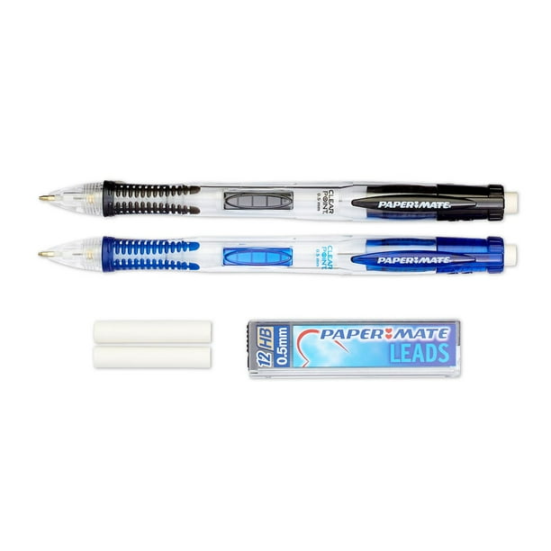 Paper Mate Clearpoint 0.5 mm Mechanical Pencil Starter Set