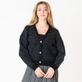 thumbnail image 4 of DV L/S Embellished trim V-neck cardigan, 4 of 6