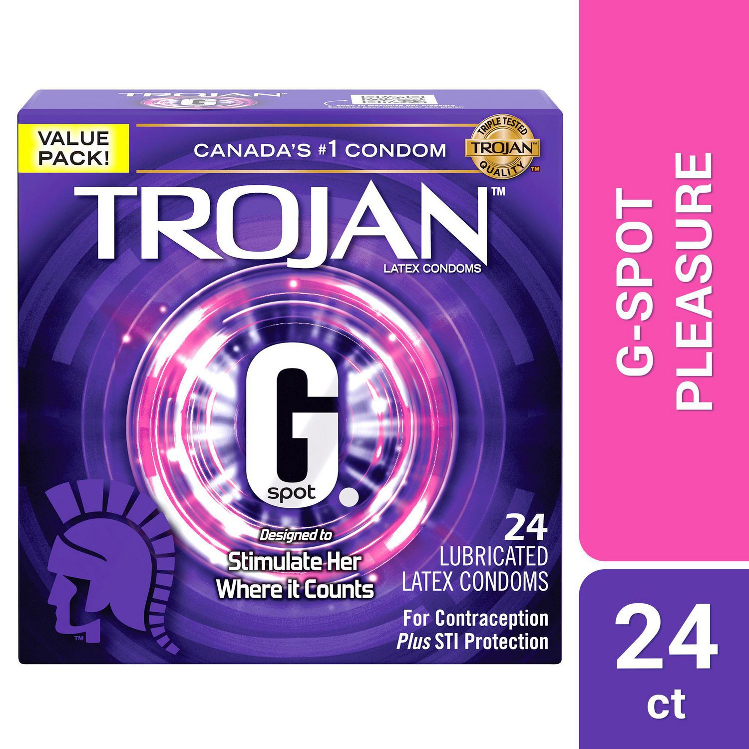 Trojan G Spot Extra Stimulating Condoms Walmart Canada 