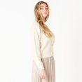 thumbnail image 3 of DV L/S Embellished trim V-neck cardigan, 3 of 4