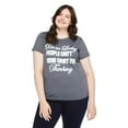 thumbnail image 1 of The Pink Closet Women's Plus Crew Neckline Tee, 1 of 3
